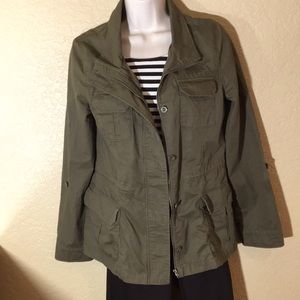 Olive utility jacket